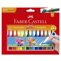 Canetinha Hidrográfica Faber Castell Jumbo Triang 12 Cores Canetinha Hidrográfica Faber Castell Jumbo Triang 12 Cores