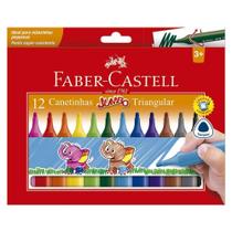 Canetinha Hidrográfica Faber-castell Jumbo Triangular 12 Cores Canetinha Hidrográfica Faber-castell Jumbo Triangular 12 Cores