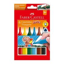 Canetinha Hidrográfica Faber-castell Jumbo Triangular 6 Cores Canetinha Hidrográfica Faber-castell Jumbo Triangular 6 Cores