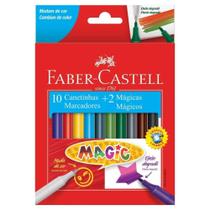 Canetinha Hidrográfica Faber Castell Magic 12 Cores