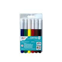 Canetinha Hidrografica Jumbo 6 Cores SK0305 Canetinha Hidrografica Jumbo 6 Cores SK0305
