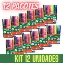 Canetinha Hidrográfica Leo Leo C/ 12 Pacotes Em Atacado Canetinha Hidrográfica Leo Leo C/ 12 Pacotes Em Atacado