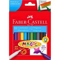 Canetinha Hidrográfica Magic 10 Cores + 2 Faber Castell