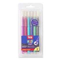 Canetinha Hidrográfica Mega Cosmos 607108 6 Cores - Tris