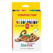 Canetinha Hidrográfica Neo Pen Gigante 1588424 12 Cores - Compactor Canetinha Hidrográfica Neo Pen Gigante 1588424 12 Cores - Compactor