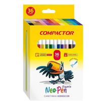 Canetinha Hidrográfica Neo Pen Gigante 165071 36 Cores - Compactor Canetinha Hidrográfica Neo Pen Gigante 165071 36 Cores - Compactor