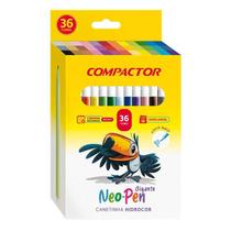 Canetinha Hidrográfica Neo Pen Gigante 165071 36 Cores - Compactor Canetinha Hidrográfica Neo Pen Gigante 165071 36 Cores - Compactor