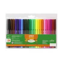 Canetinha hidrográfica PLUS Leo e Leo com 24 cores