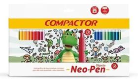 Canetinha hidrográfica super lavável 36 cores compactor neo-pen Canetinha hidrográfica super lavável 36 cores compactor neo-pen