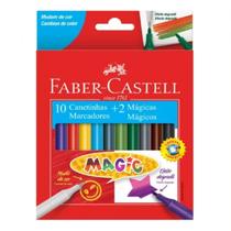Canetinha Magic Efeito Degradê Faber Castell 10+2 Mágicas