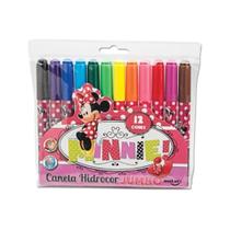 Canetinha Minnie Jumbo 12 Unidades Disney Molin Escolar