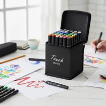 Canetinha Para Colorir Touch 36pcs De Ponta Dupla Bob Goods Variado