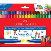 Canetinha Vai e Vem 36 Cores FABER-CASTELL