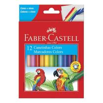 Canetinhas 12 Cores Colorir Faber Castell Hidrocor Pintar Canetinhas 12 Cores Colorir Faber Castell Hidrocor Pintar