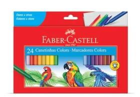 Canetinhas 24 cores Faber-Castell