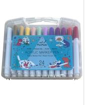 Canetinhas Colorida Caneta Marcadora Ponta dupla Colorido Mark Pen 24,36,48,60 Canetinhas Colorida Caneta Marcadora Ponta dupla Colorido Mark Pen 24,36,48,60