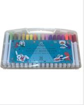 Canetinhas Colorida Caneta Marcadora Ponta dupla Colorido Mark Pen 24,36,48,60 Canetinhas Colorida Caneta Marcadora Ponta dupla Colorido Mark Pen 24,36,48,60