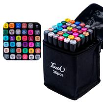 Canetinhas Coloridas Marca Texto Ponta Dupla 36 Cores Canetinhas Coloridas Marca Texto Ponta Dupla 36 Cores