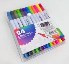 Canetinhas de colorir brush - cores variadas