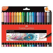 Canetinhas Faber Castell Super Soft Brush 20 Cores - FABER-CASTELL
