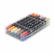 Canetinhas Glitter Ponta Dupla 24 Cores 12PCS Para Arte Escolar e Criativa Canetinhas Glitter Ponta Dupla 24 Cores 12PCS Para Arte Escolar e Criativa