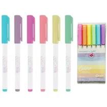 Canetinhas hidrograficas colore by uatt - pastel - newpen Canetinhas hidrograficas colore by uatt - pastel - newpen