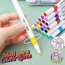 Canetinhas Kit 12 Cores com Maleta Canetas Acrílicas Vibrantes Para Pintura Colorir Livros Desenhos Artesanato Marcadores Multicoloridos de Tinta Canetinhas Kit 12 Cores com Maleta Canetas Acrílicas Vibrantes Para Pintura Colorir Livros Desenhos Artesanato Marcadores Multicoloridos de Tinta