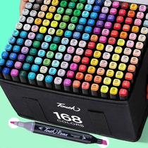 Canetinhas Marcadores Coloridas Escolar Ponta Dupla Com 168 Cores Bobbie Goods TikTok - Touch