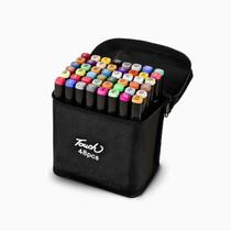 Canetinhas Ponta Dupla 48 Cores Touch Premium Permanente