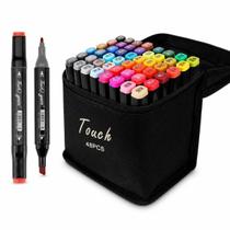 Canetinhas Touch Premium 48 Cores Para Criar Artes Incríveis