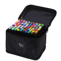 Canetinhas Toutch - 80 cores Ponta Dupla para colorir Canetinhas Toutch - 80 cores Ponta Dupla para colorir
