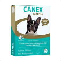 Canex Giardia Ceva para Cães 10Kg - 4 Comprimidos