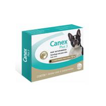 Canex Plus 3 para Cães até 10kg 4 Comprimidos - CEVA