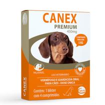 Canex Premium 450Mg Para Cães Até 5Kg - 4 Compr.