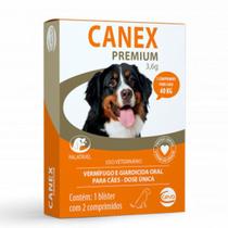 Canex Premium Vermífugo para cães até 40kg Ceva 2 Comprimidos
