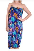 Canga De Poliéster Estampa De Tucano Indiana Saída De Praia