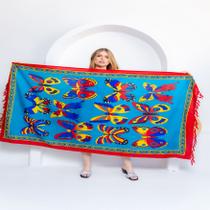 Canga de Poliéster Lenço De Praia Borboletas C17