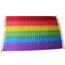 Canga De Praia Bandeira Lgbt Saída De Praia Arco Íris - Breeza Store