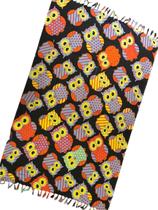 Canga de Praia Estampada Corujas Coloridas Poliéster B75754