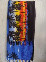 Canga de praia estampada