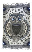 Canga De Praia Estampada Mandala Coruja Poliéster 160cm X 110cm Canga De Praia Estampada Mandala Coruja Poliéster 160cm X 110cm