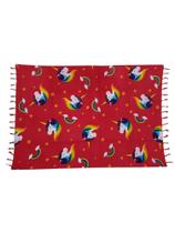 Canga de praia Tartaruga/ Borboleta/ Flamingo em viscose