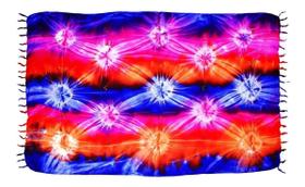 Canga de Praia Tie Dye - Fucsia