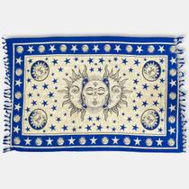 Canga e Saída de Praia Poliéster Horóscopo Sol Lua Estrelas