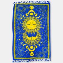 Canga e Saída de Praia Poliéster Sol e Lua Horóscopo