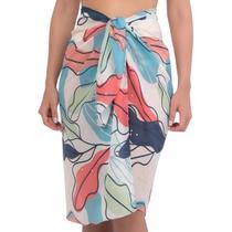 Canga Estampada Saída de Praia She Poliéster Secagem Rápida