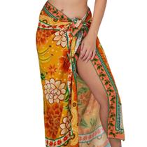 Canga Linda em Viscose Estampada Moderna para Saída De Praia e Piscina - Moda Verão