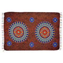 Canga Mandala Dupla Rainbow Vermelha