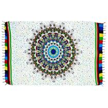 Canga Mandala Rainbow Fundo Branco Canga Mandala Rainbow Fundo Branco