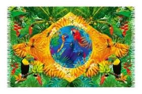 Canga Praia Bandeira Brasil Flora Fauna Fita Tropical 2023 Canga Praia Bandeira Brasil Flora Fauna Fita Tropical 2023